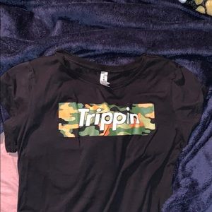 “Trippin” tee. Women’s . Size XL but fits as a XS